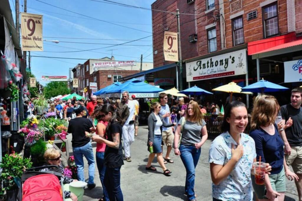 필라델피아 Italian Casetta In Thee Italian Market South Philly 아파트 외부 사진